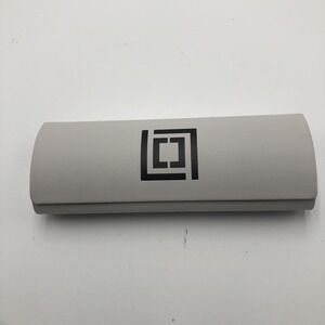 ***Liz Claiborne Eyeglass/Sunglass Hard Flip Case (White) Black Velvet Interior*